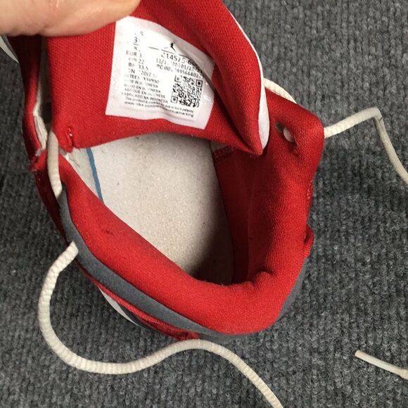 Nike Air Jordan 13 Retro PS Gym Red Flint sneakers kids size 3Y - Picture 8 of 9